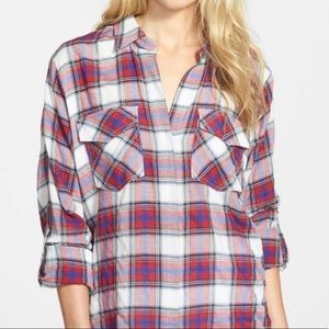 Sam Edelman Plaid Button Up